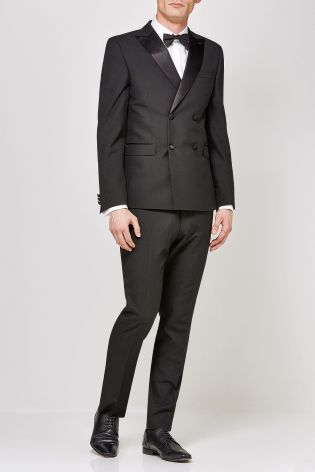 Black Tuxedo Suit: Trousers